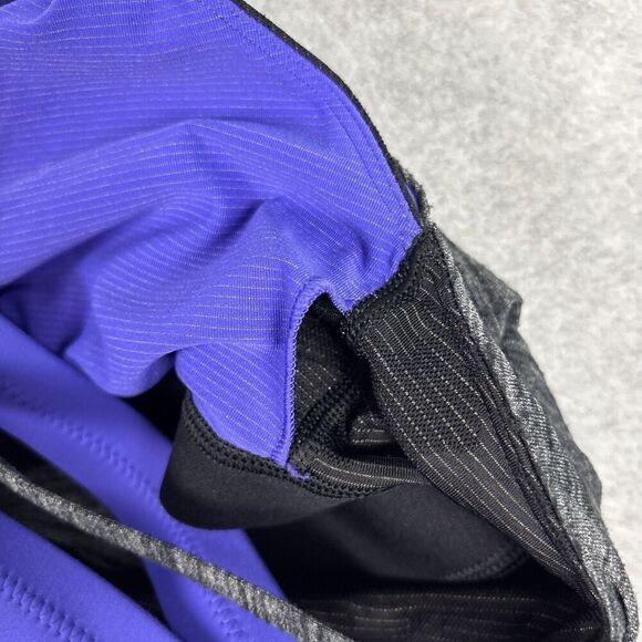 Lululemon Tank Top Work the Circuit Racerback Womens 6 Black Purple - Picture 8 of 8